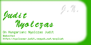 judit nyolczas business card